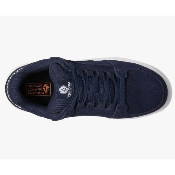 Volcom Z9928 Navy‎ Suede Evolve High Top SD Comp Toe Men's Shoes Size 9 W - Picture 2 of 10